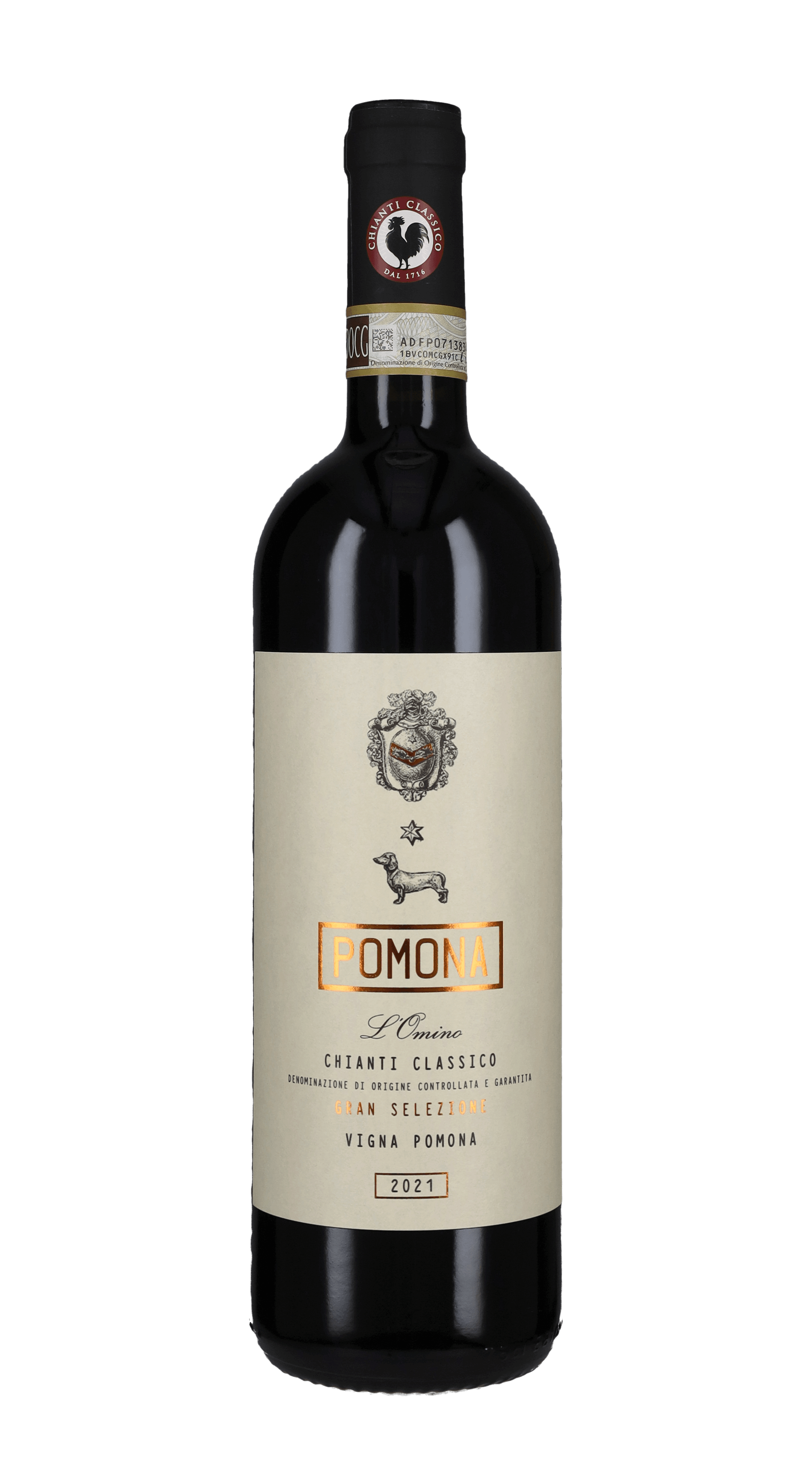 Pomona Chianti Classico Gran Selezione ‘l’Omino Vigna Pomona’ 2021 750ml