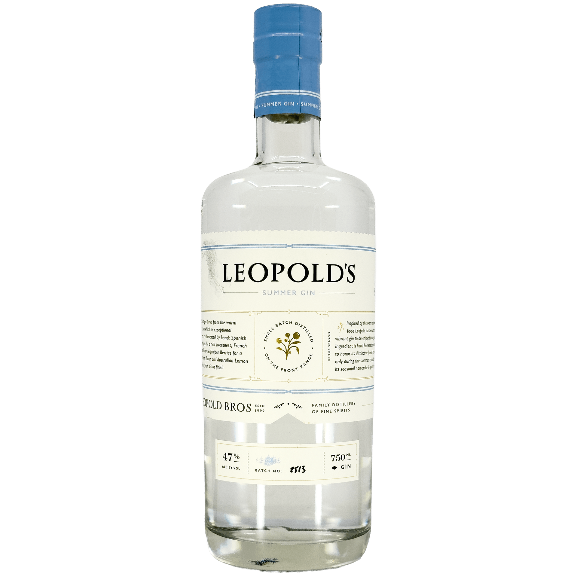 Leopold Brothers Summer Gin 94 Proof 750ml