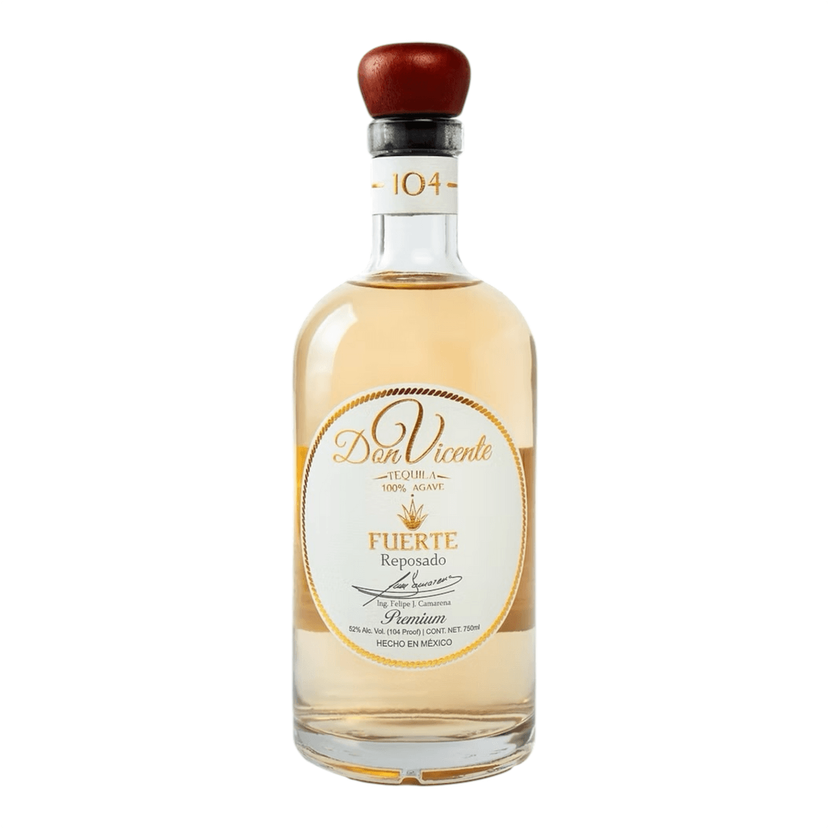 Don Vicente Tequila Reposado Fuerte 750ml