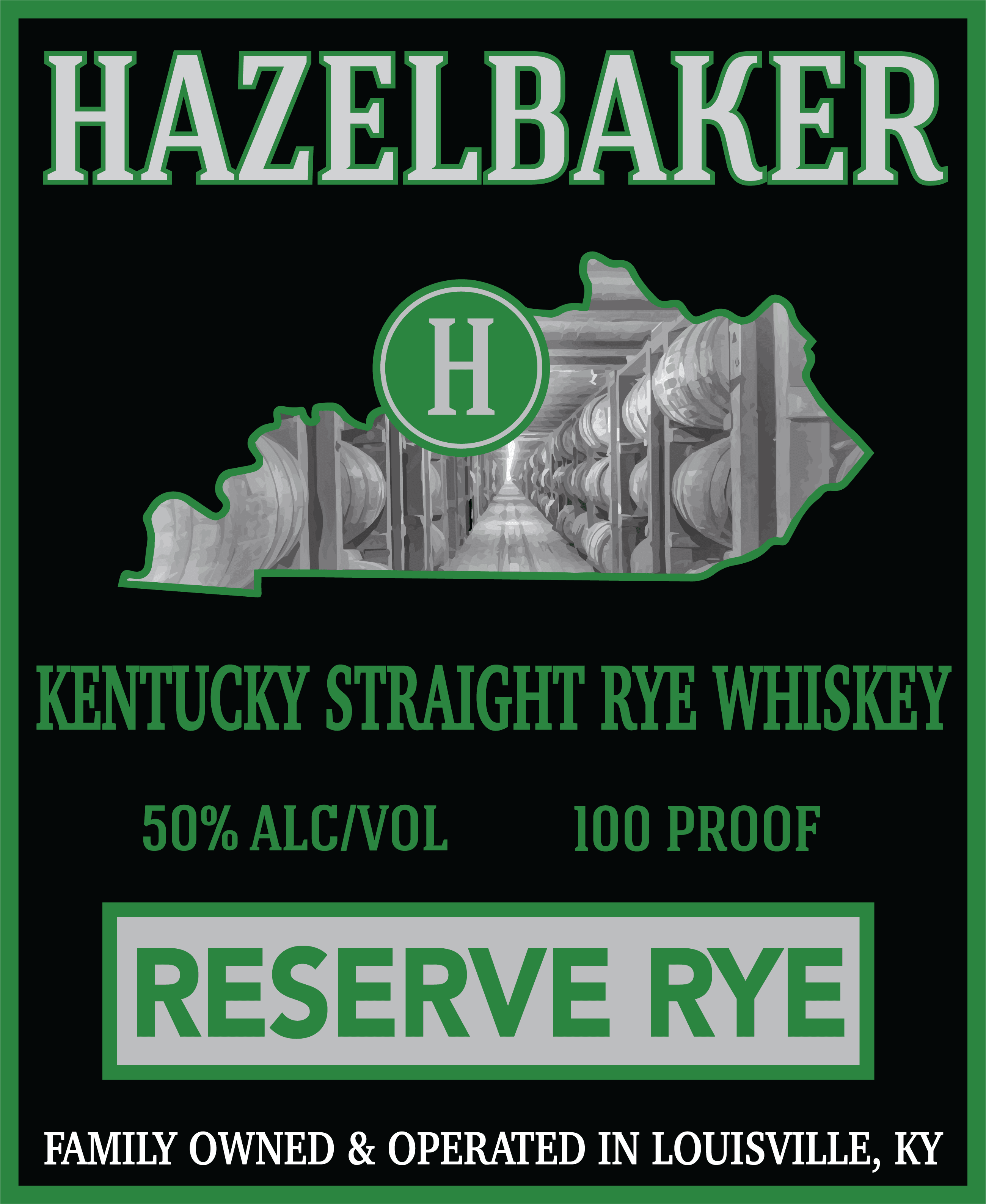Hazelbaker Reserve Rye 1 Liter
