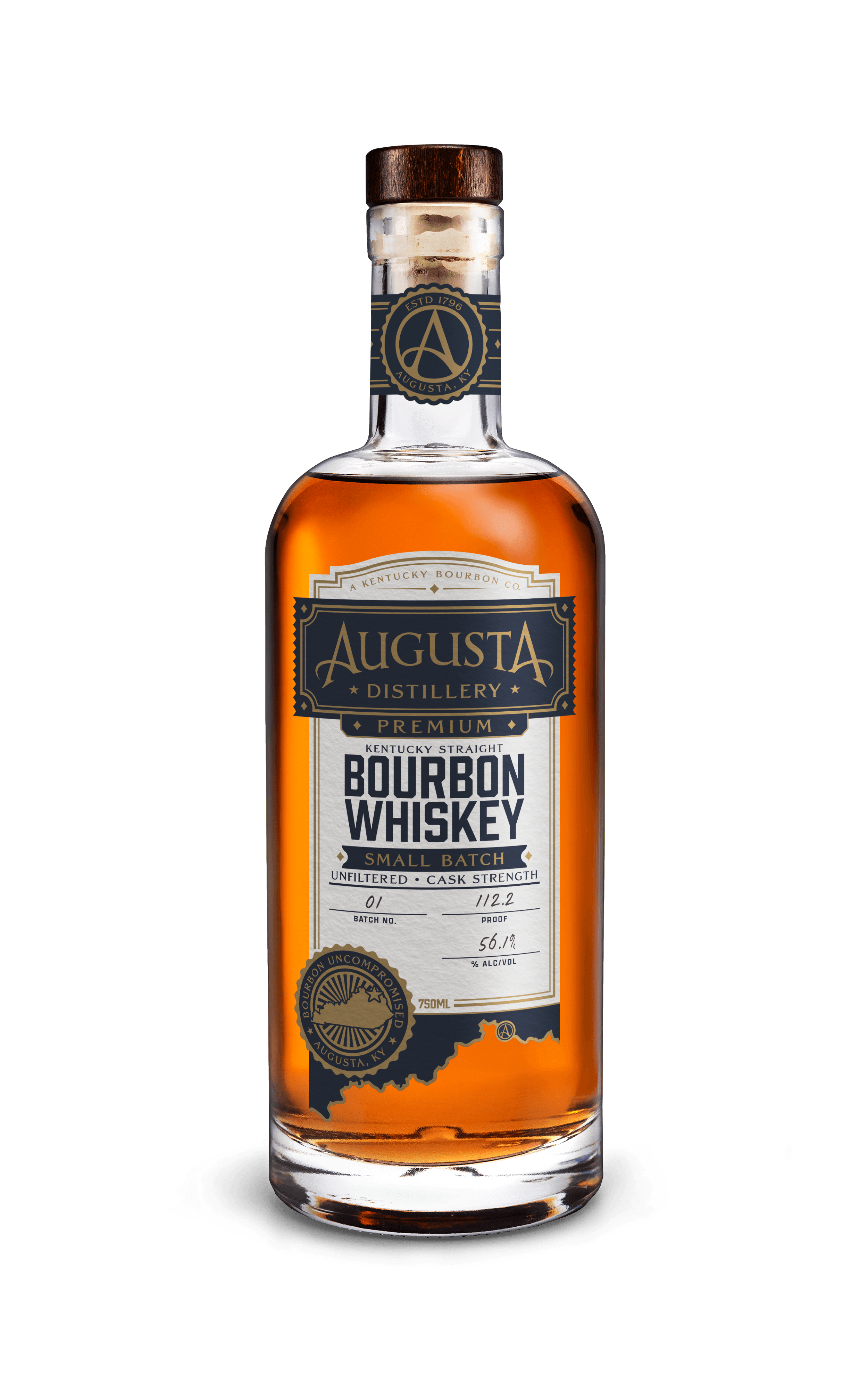 Augusta Distillery Small Batch Straight Whiskey Cask Strength 750ml