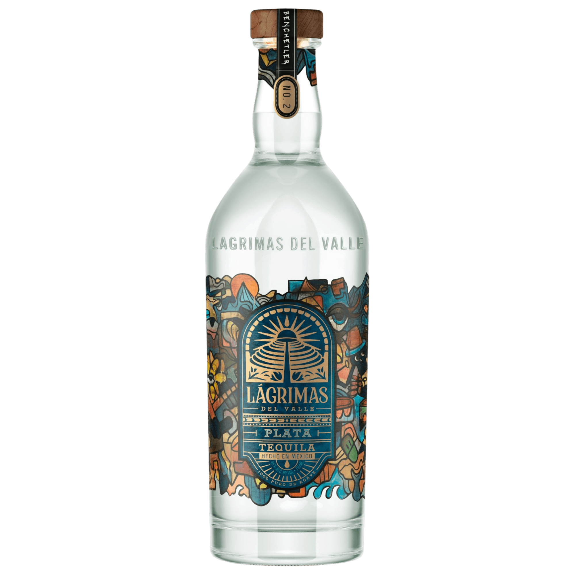 Lagrimas del Valle Tequila Plata  'La Sabina Benchetler 750ml