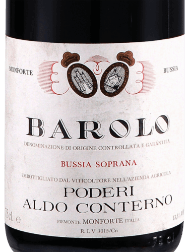 Aldo Conterno Barolo "Bussia Soprana" 1989 3.0L